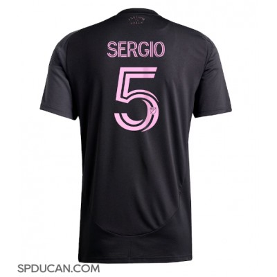 Muški Nogometni Dres Inter Miami Sergio Busquets #5 Gostujuci 2025-26 Kratak Rukav Muški Nogometni Dres Inter Miami Sergio Busquets #5 Gostujuci 2025-26 Kratak Rukav